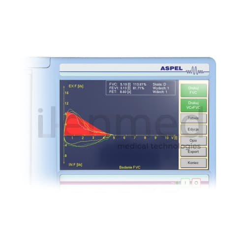 Электронный спирометр SPM SPIRO v.303